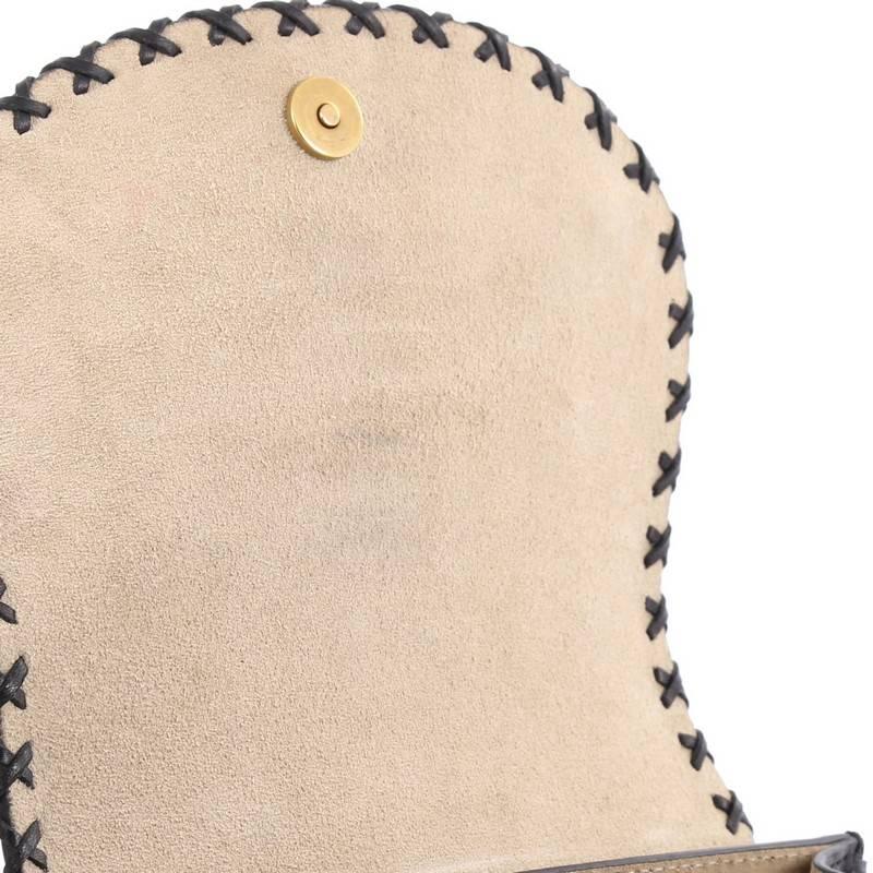 Chloe Hudson Handbag Python and Leather Small In Good Condition In NY, NY
