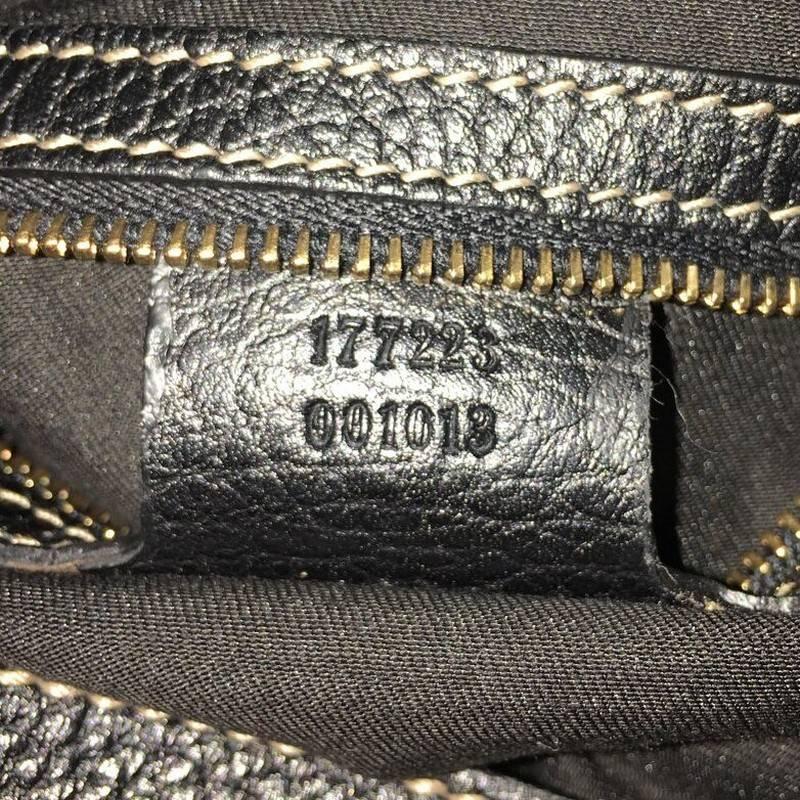 Gucci Indy Hobo Embroidered Velvet Large 1