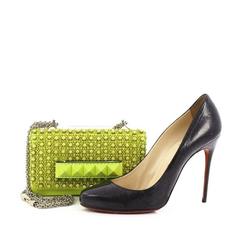 Valentino Va Va Voom Clutch Beaded Leather Small