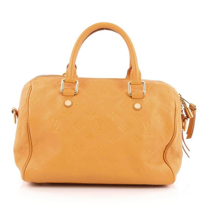 Louis Vuitton Speedy Bandouliere Bag Monogram Empreinte Leather 25 In Good Condition In NY, NY