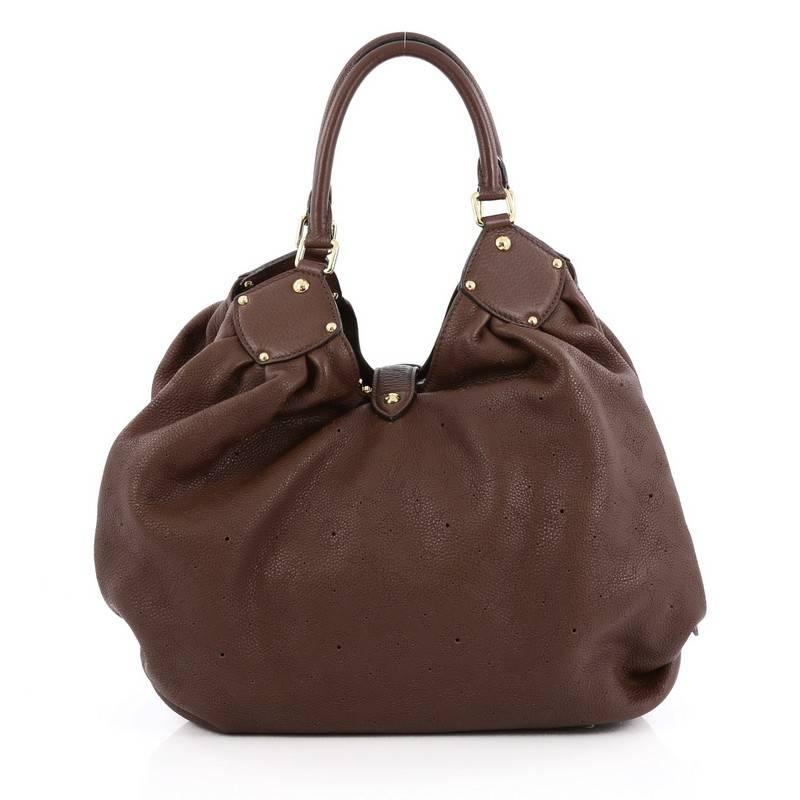 Louis Vuitton XL Hobo Mahina Leather In Good Condition In NY, NY