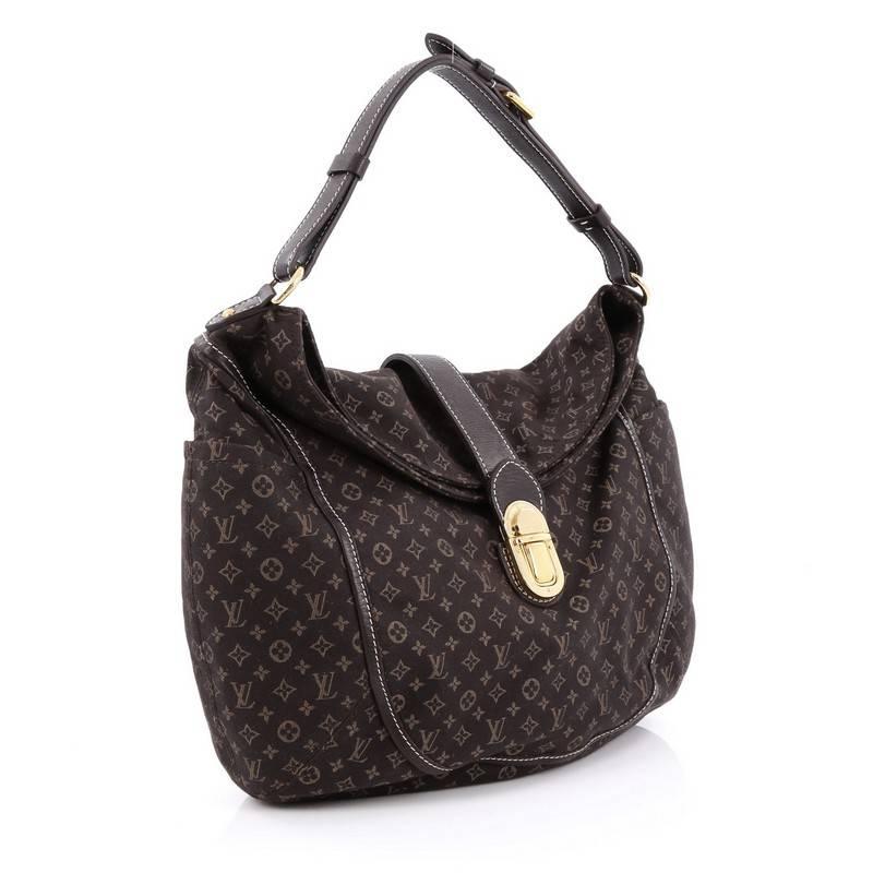 Black Louis Vuitton Romance Handbag Monogram Idylle