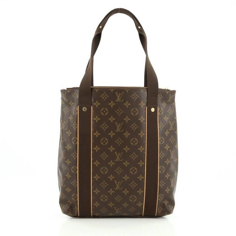 Black Louis Vuitton Cabas Beaubourg Monogram Canvas