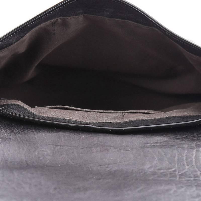 Black Fendi B. Bag Leather Medium