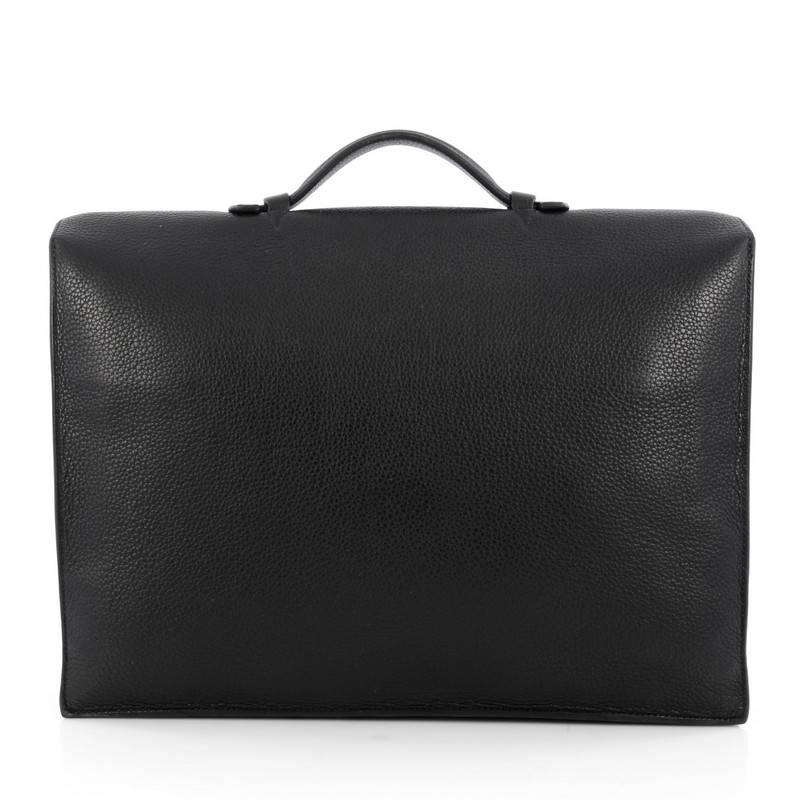 Hermes Sac a Depeche Handbag Togo 38 In Good Condition In NY, NY
