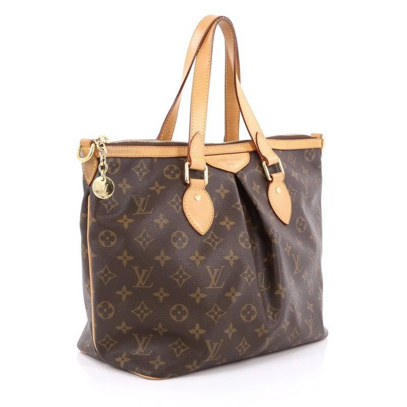 Gray Louis Vuitton Palermo Handbag Monogram Canvas PM