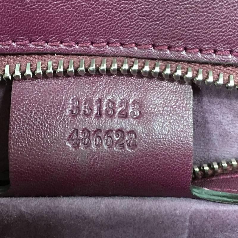 Gucci Lady Lock Briefcase Clutch Leather 4