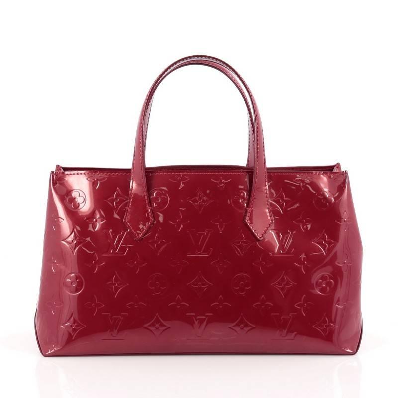 Louis Vuitton Wilshire Handbag Monogram Vernis PM In Good Condition In NY, NY
