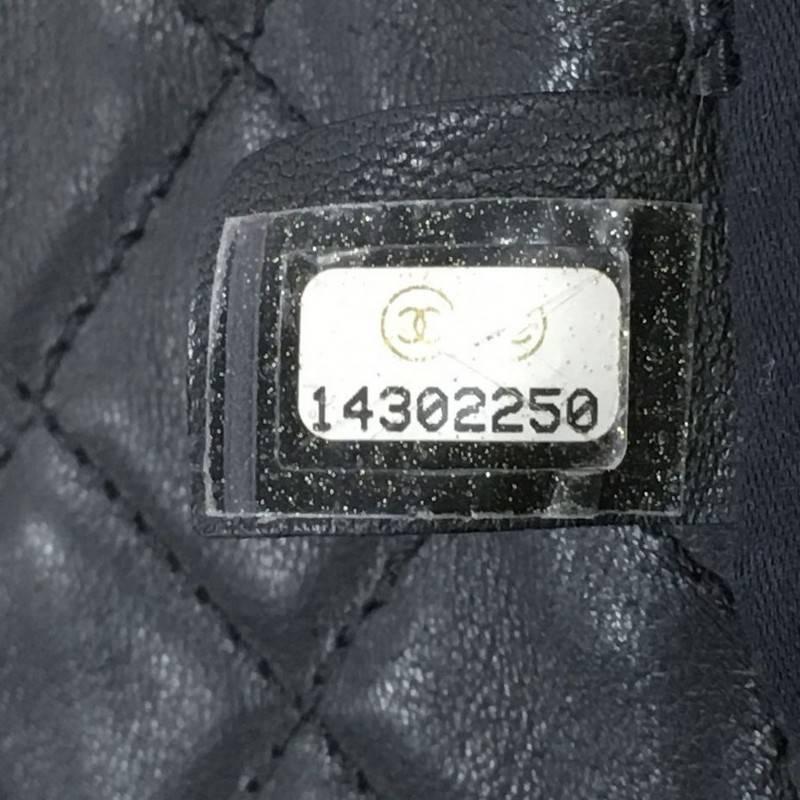 Chanel Cruise Charm Flap Bag Quilted Lambskin Medium In Good Condition In NY, NY