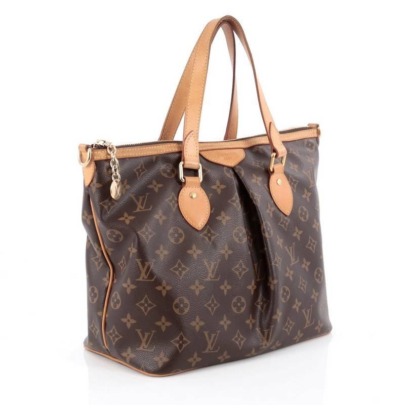 Brown Louis Vuitton Palermo Handbag Monogram Canvas PM