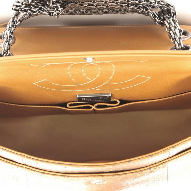 Chanel Reissue 2.55 Handbag Python 225 1