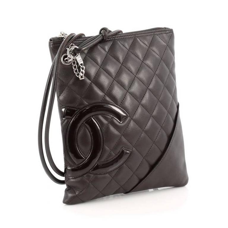 Chanel Cambon Crossbody Bag Quilted Leather Medium at 1stdibs