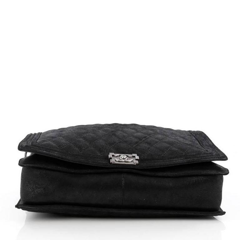 Chanel Boy Flap Bag Gentle Quilted Goatskin XL at 1stDibs chanel boy