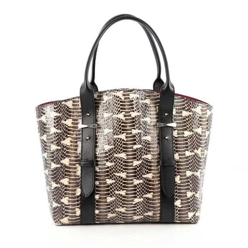 Alexander McQueen Legend Tote Python Small In Good Condition In NY, NY