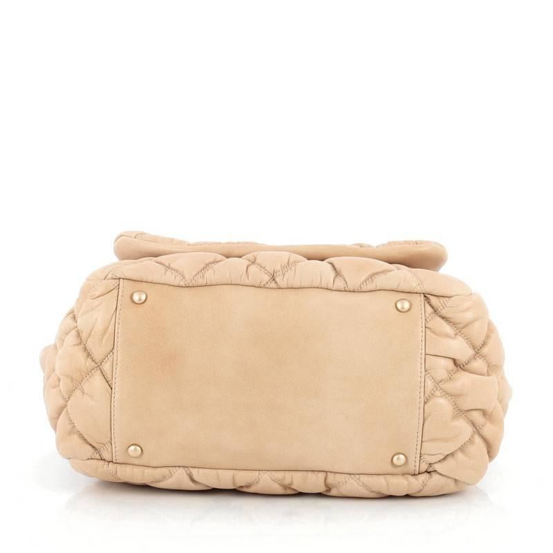 chanel accordion bucket bag