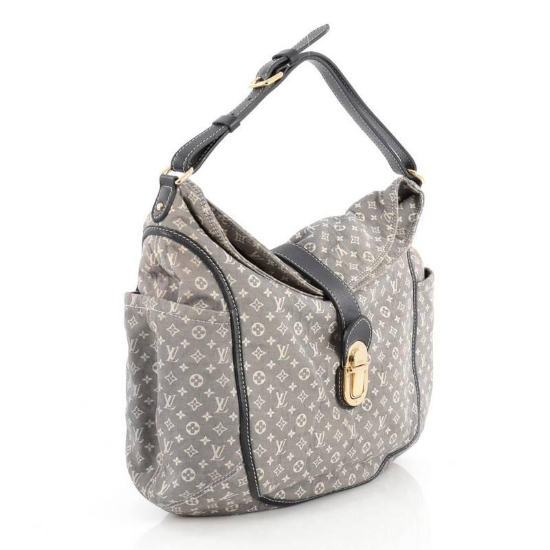 Gray Louis Vuitton Romance Handbag Monogram Idylle