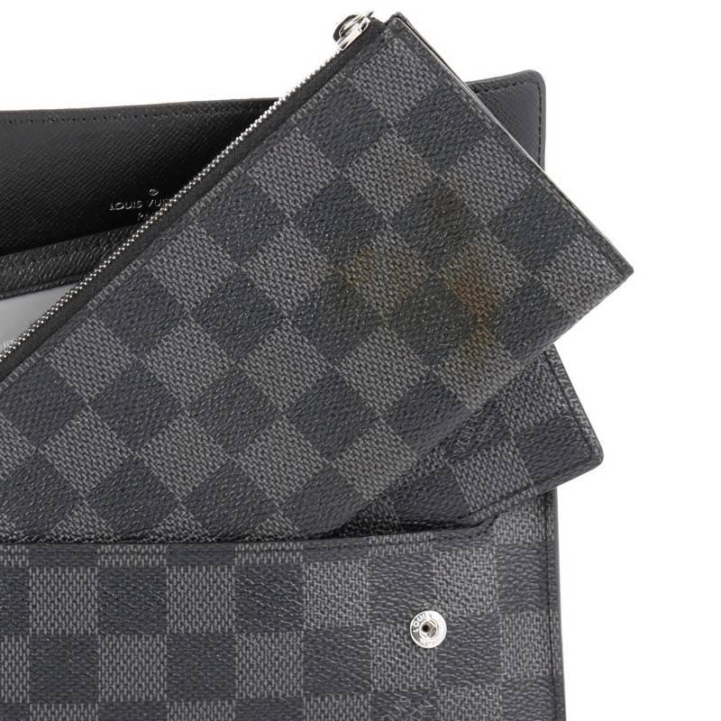 Louis Vuitton Adjustable Wallet Damier Graphite 4