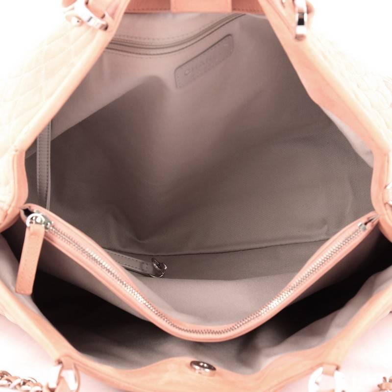 Women's Chanel Spiral Sea Hit Tote Quilted Iridescent Calfskin Large