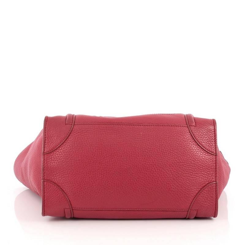 Women's Celine Luggage Handbag Grainy Leather Mini