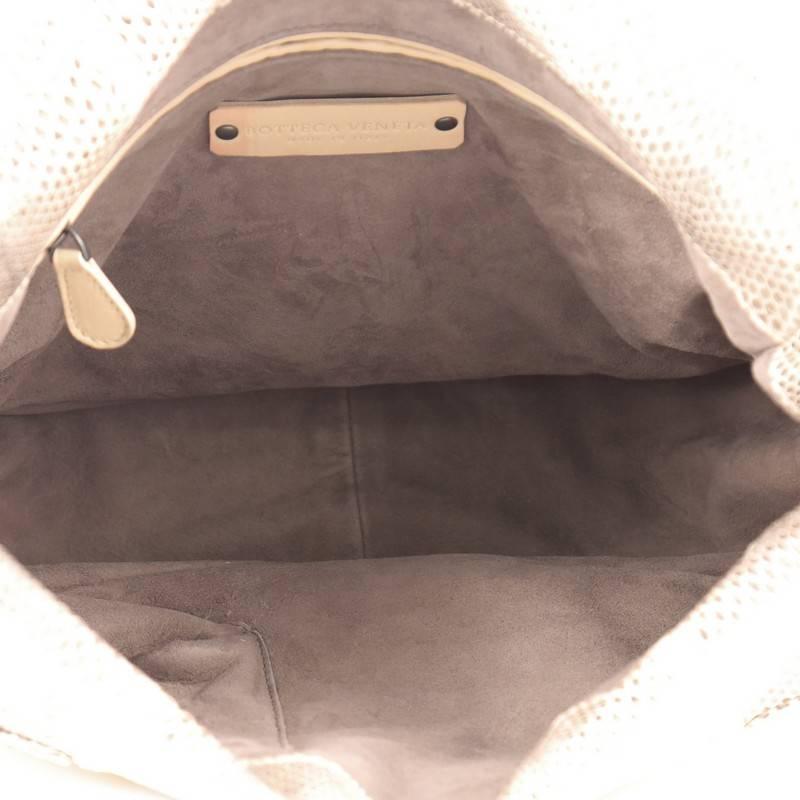 Bottega Veneta Fold Over Convertible Shoulder Bag Leather with Python Medium 1