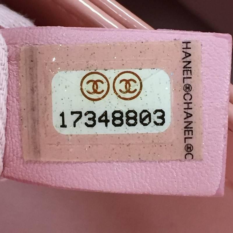 Chanel Just Mademoiselle Handbag Quilted Patent Medium 2