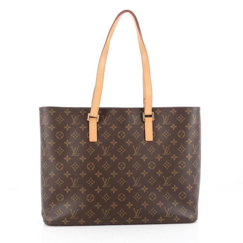 Louis Vuitton Luco Handbag Monogram Canvas In Good Condition In NY, NY