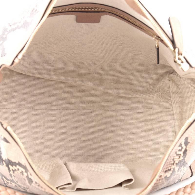 Gucci Bella Hobo Python Medium 1