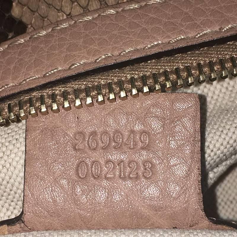 Gucci Bella Hobo Python Medium 2