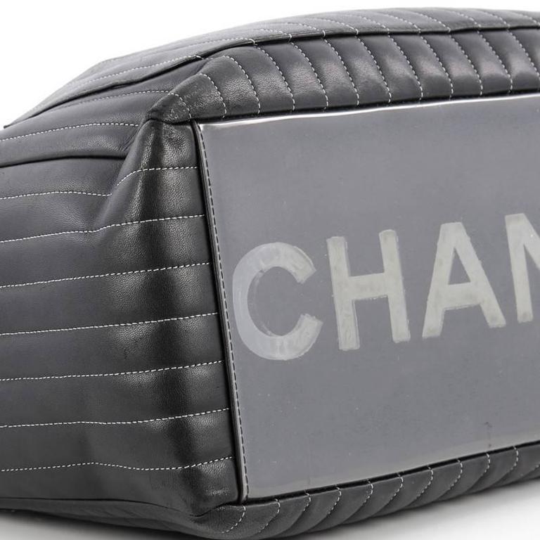Chanel Mademoiselle Tote Vertical Quilt Lambskin at 1stDibs