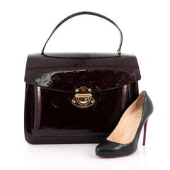 Louis Vuitton Romaine Handbag Monogram Vernis