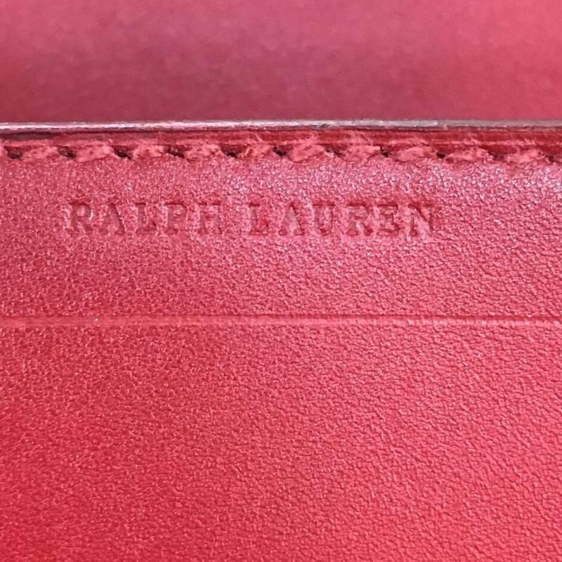Ralph Lauren Collection Soft Ricky Handbag Leather 40 In Good Condition In NY, NY