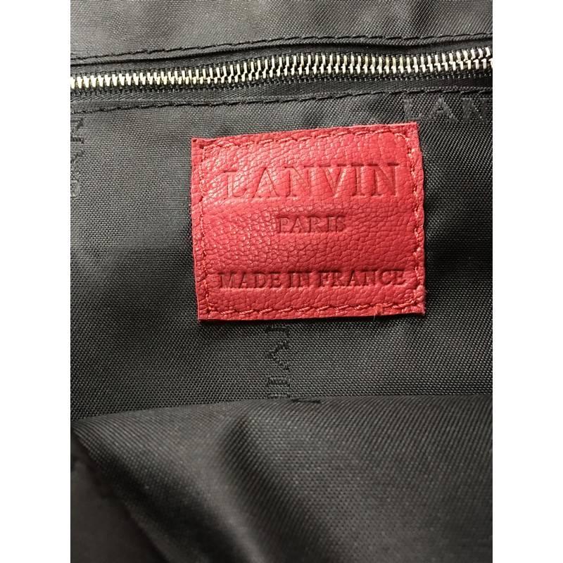 Lanvin Flap Hobo Leather Medium 3