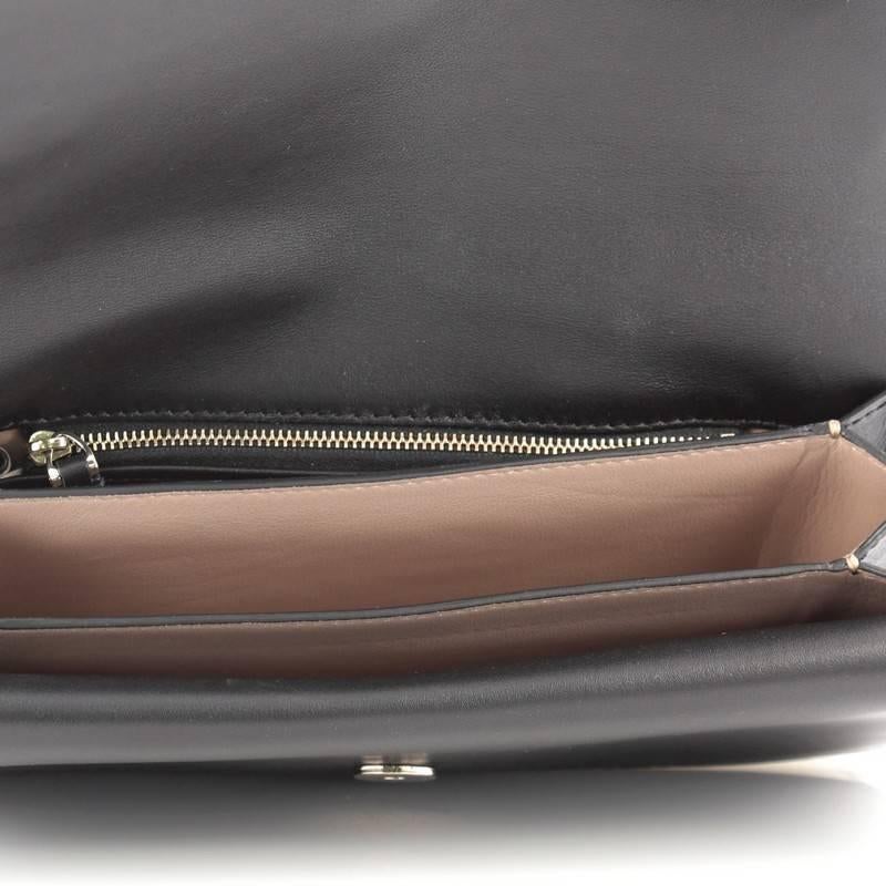 Valentino Layered Flap Clutch Leather Small 1