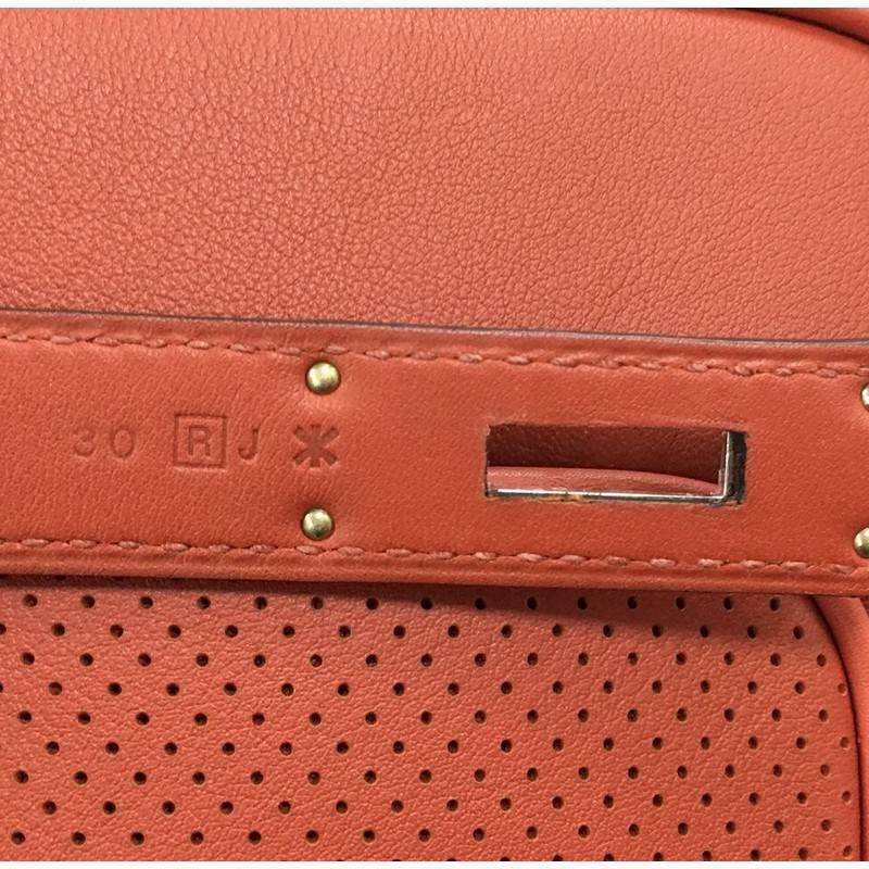 Hermes Berline Handbag Perforated Swift 28 1