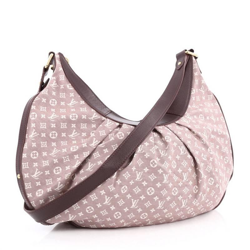 Beige Louis Vuitton Rhapsodie Handbag Monogram Idylle MM