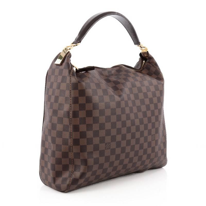 Black Louis Vuitton Portobello Handbag Damier GM