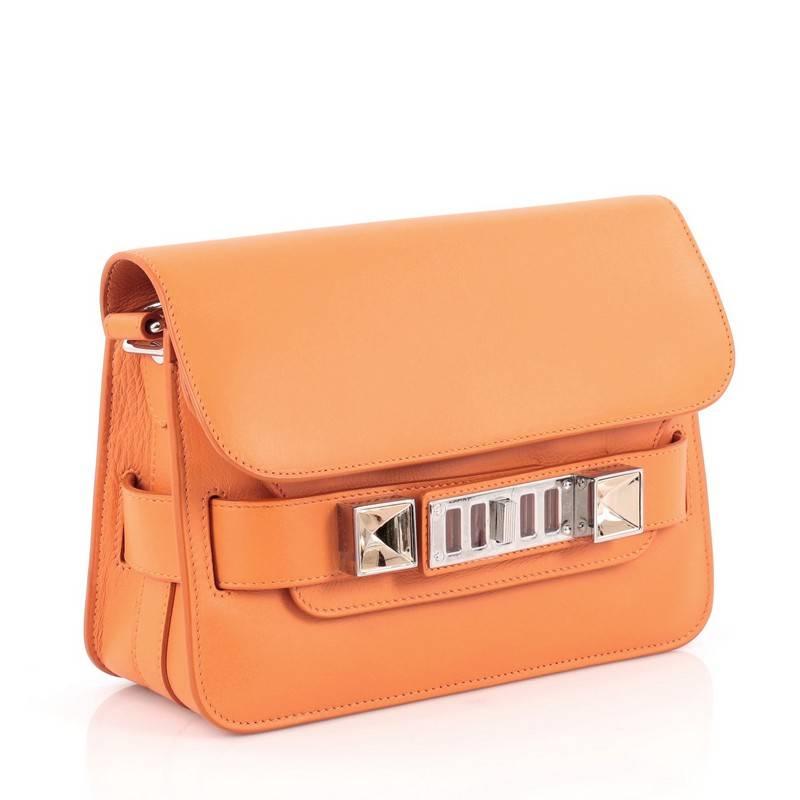 Orange Proenza Schouler PS11 Crossbody Bag Leather Mini