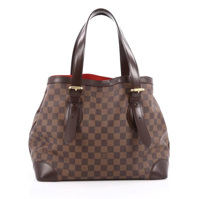 Louis Vuitton Hampstead Handbag Damier MM In Good Condition In NY, NY