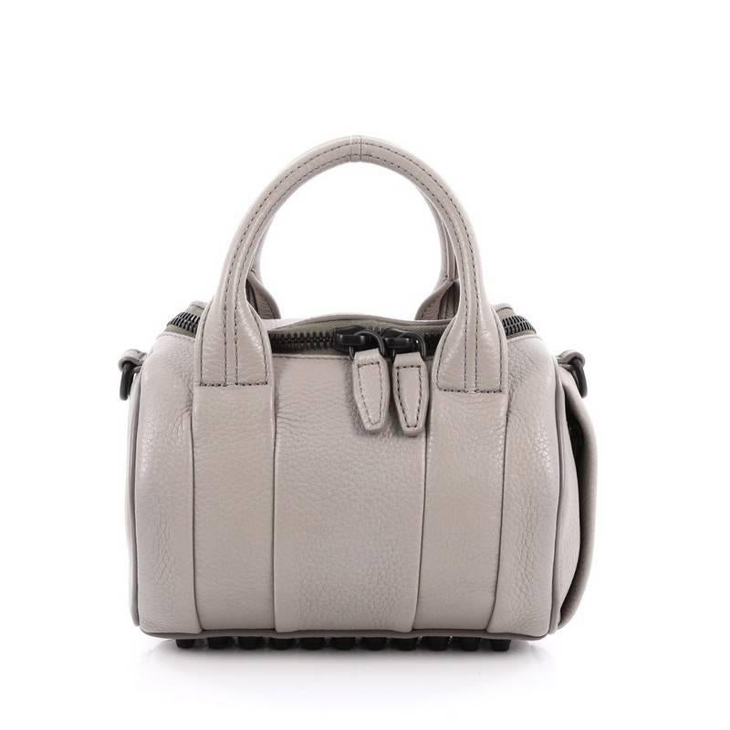 Alexander Wang Rockie Satchel Leather Mini In Good Condition In NY, NY