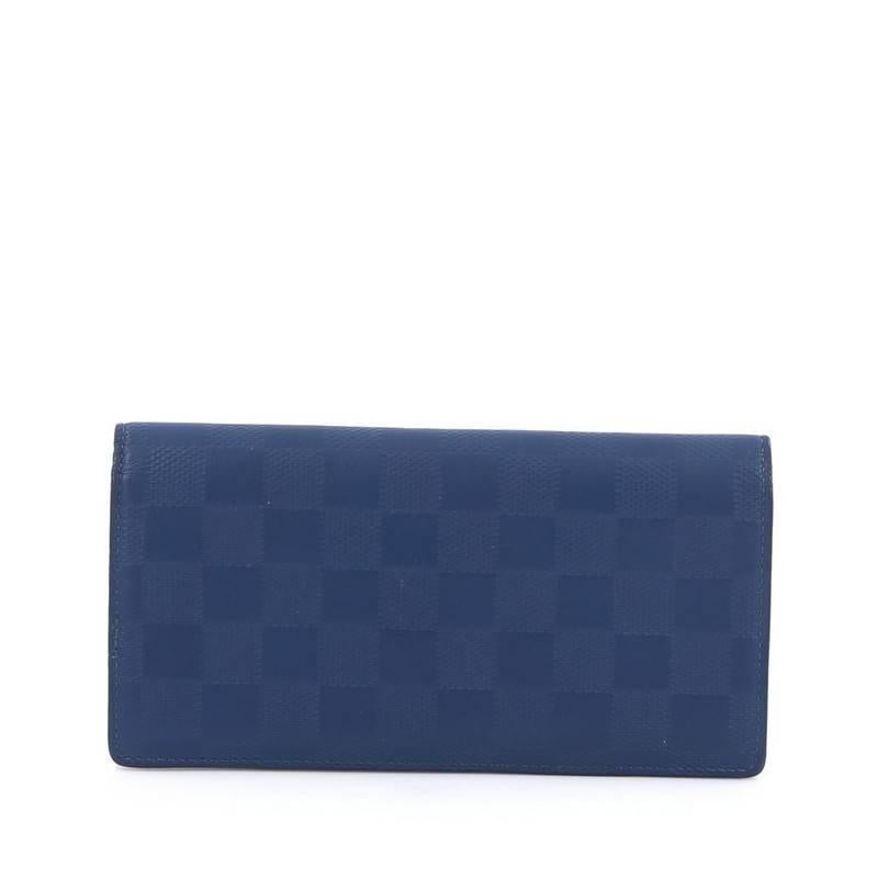 Louis Vuitton Brazza Wallet Damier Infini Leather In Good Condition In NY, NY