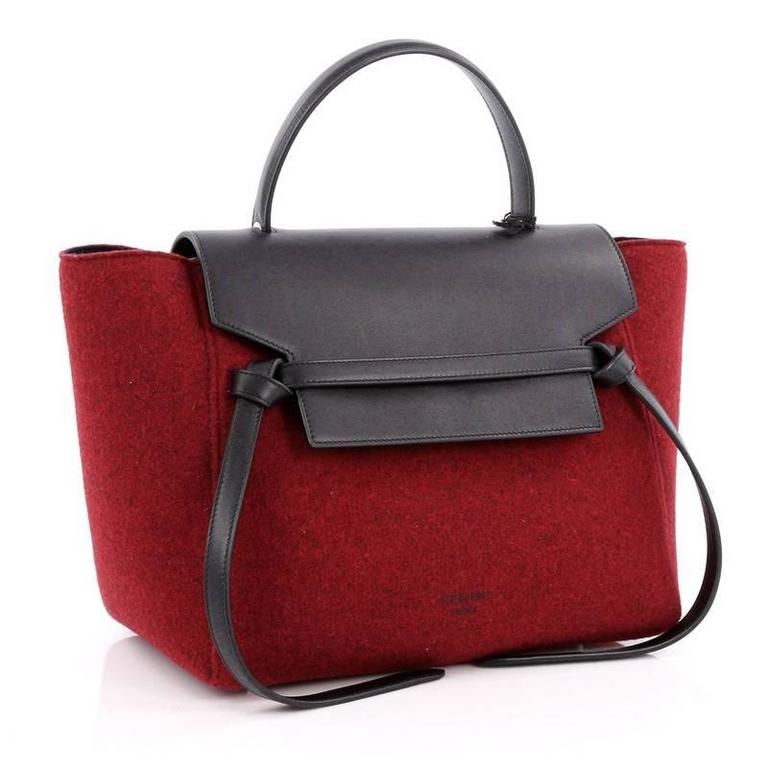 Celine Belt Bag Tweed Mini at 1stDibs celine felt belt bag, celine