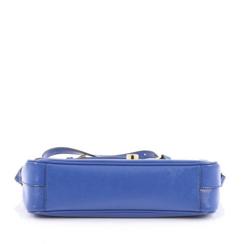 Women's Prada Sound Shoulder Bag Vernice Saffiano Leather Small
