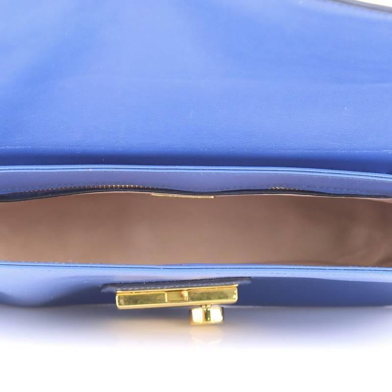 Prada Sound Shoulder Bag Vernice Saffiano Leather Small 1