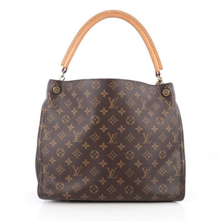 Louis Vuitton Black Leather Artsy MM at 1stDibs