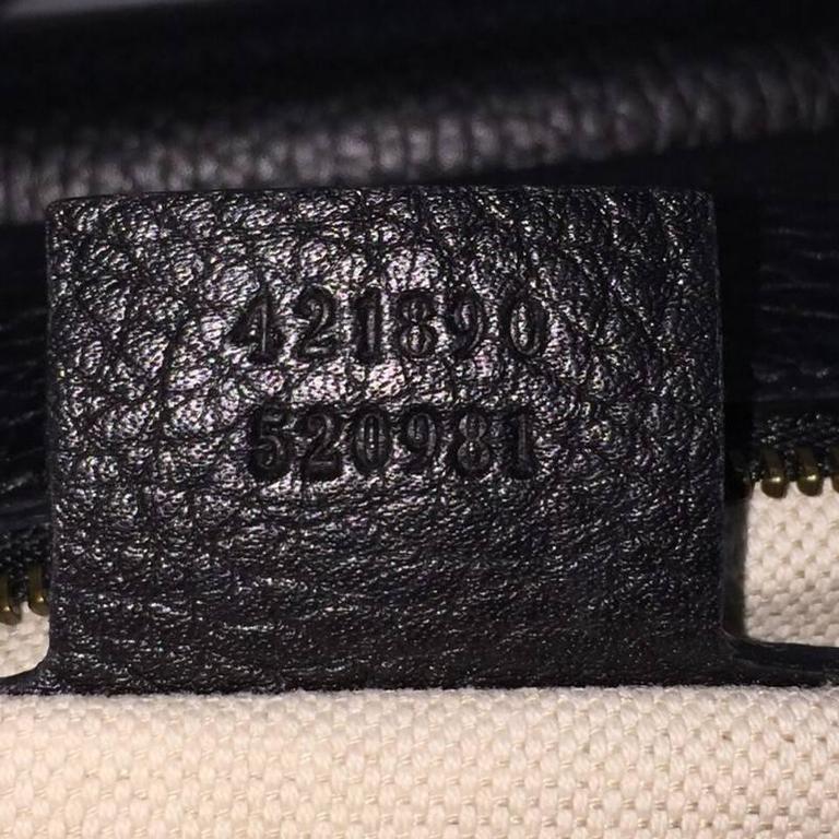 Gucci Marmont Top Handle Bag Leather Small at 1stDibs | gucci top ...