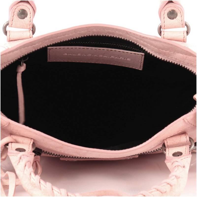Balenciaga City Flat Studs Handbag Leather Mini 1