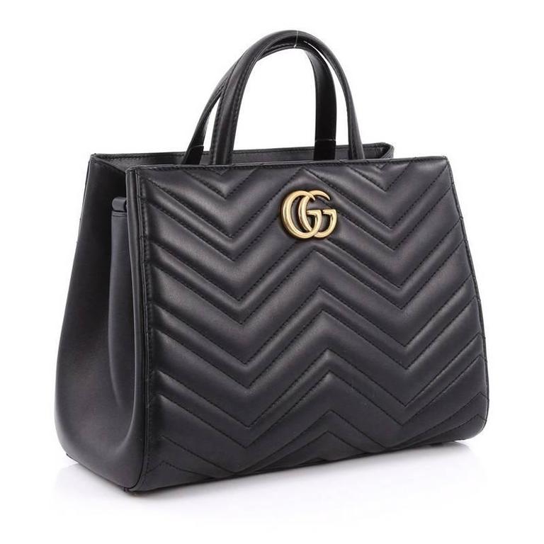 Gucci GG Marmont Tote Matelasse Leather Small at 1stDibs | gucci ...