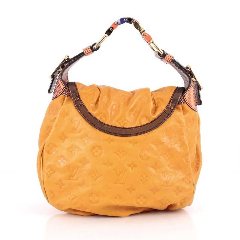 Orange Louis Vuitton Kalahari Handbag Limited Edition Monogram Epices PM
