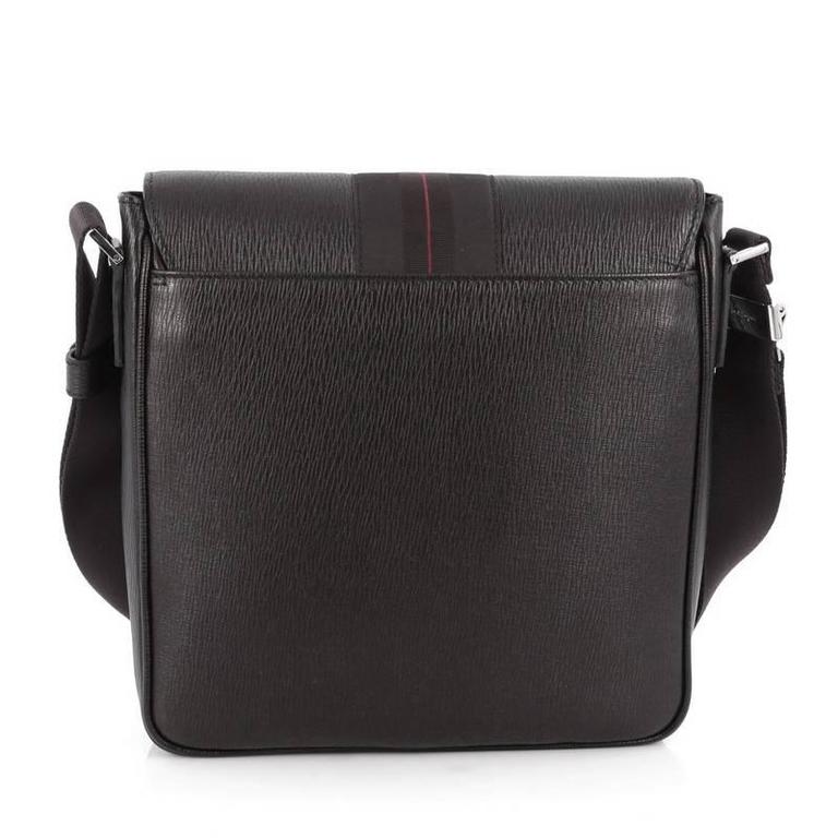 Salvatore Ferragamo Messenger Flap Bag Leather Medium at 1stDibs