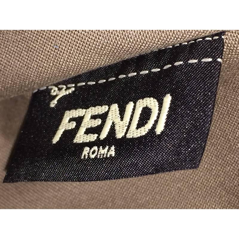 Fendi 2Jours Handbag Woven Raffia Petite In Good Condition In NY, NY